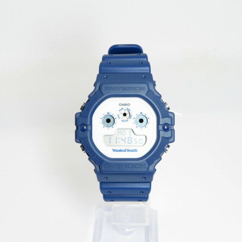 【中古】CASIO｜カシオ G-SHOCK DIGITAL/ジーショックデジタル Wasted Youthコラボモデル DW-5900WY-2JR デジタルクオーツ 腕時計 ネイビー(ベルト)【f131】