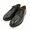 【中古】RED WING｜レッドウィング POSTMAN OXFORD/ポストマン オックスフォード シャパラル 1990年代 101 革靴 ブラック サイズ：US10(28cm程度)【f127】