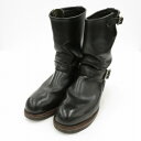 【中古】RED WING｜レッドウィング エンジニアブーツ 2268 ブーツ ブラック サイズ：26cm【f127】