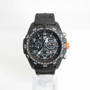 【中古】LUMINOX｜ルミノックス BEAR GRYLLS SURVIVAL 3740 MASTER SERIES/ベア グリルス サバイバル 3740 マスター シリーズ 3740-1GBq アナログクオーツ 腕時計 ブラック【f131】