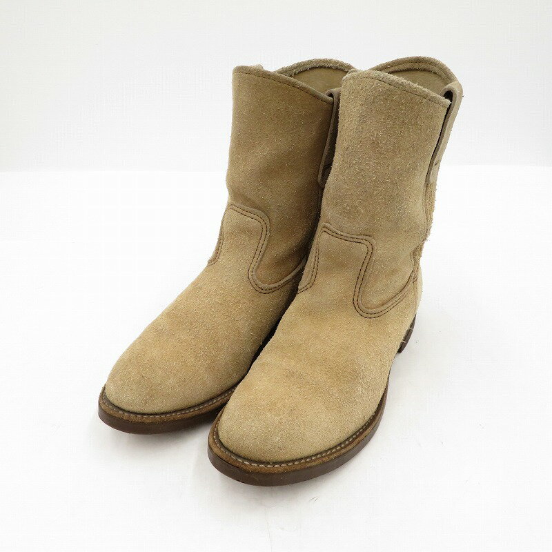 【中古】RED WING｜レッドウィング 9インチ ペコスブーツ 1188 ブーツ アイボリー サイズ：US8(26cm程度)【f127】