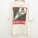 【中古】SAINT MICHAEL｜セントマイケル ×NEIGHBORHOOD ETERNAL SHIRT/×ネイバーフッド エターナルシャツ SM-S23-0000-117 Tシャツ半袖 ホワイト サイズ：XL【f108】