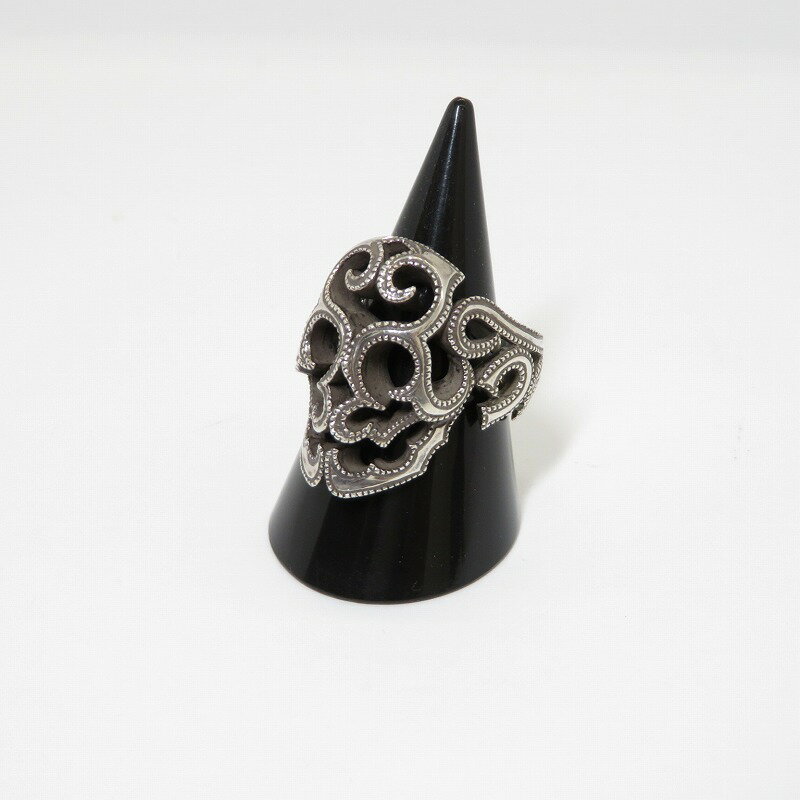 【中古】GARDEL｜ガーデル SURVIVE SKULL RING/サーヴァイヴスカルリング リング シルバー サイズ：20号【f134】