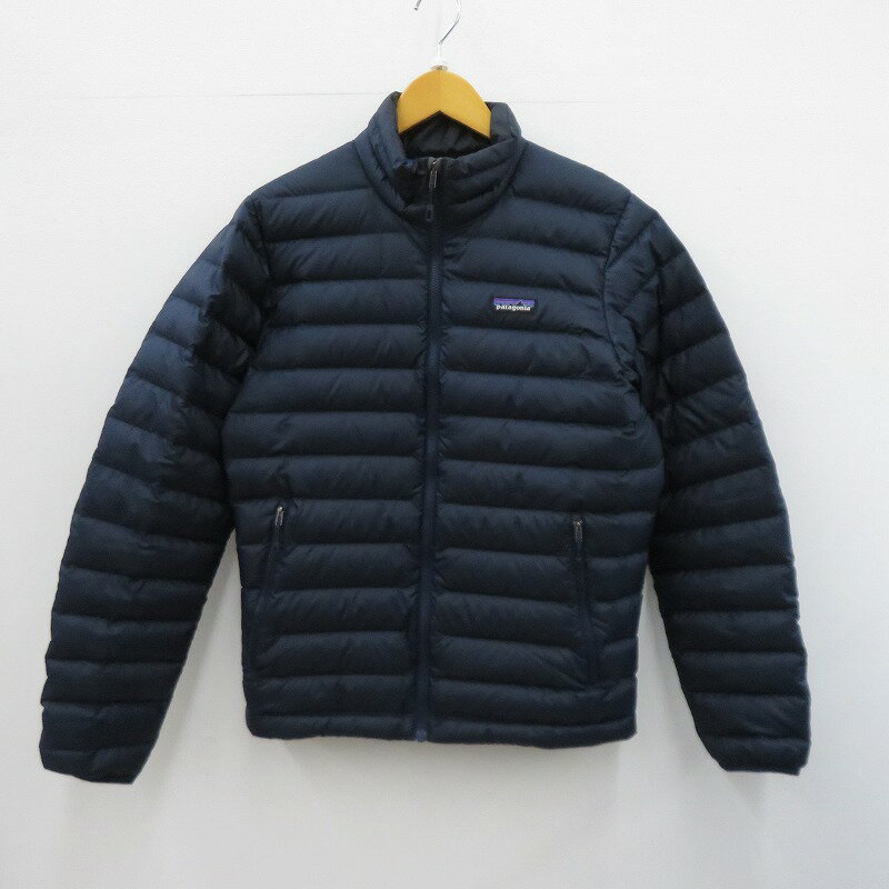 【中古】Patagonia｜パタゴニア DAWN SWEATER ダウンセーター ダウンジャケット STY84674 ネイビー サイズ：S / アウトドア【f092】