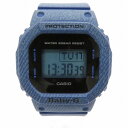 【中古】CASIO｜カシオ BABY-G　ベイビージー　BGD-560DEDENIM’D COLOR　デジタル腕時計 ブルー（デニム風）【f131】