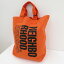 【中古】NEIGHBORHOOD｜ネイバーフッド GARMENT DYE TOTE . CO　トートバッグ　222TQNH-CG03 オレンジ【f121】