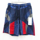 【中古】FACETASM｜ファセッタズム NYLON PATCHWORK SHORTS ナイロンパッチワークショーツ ハーフパンツ 21SS KGO-JK-M18 ネイビー サイズ：4【f107】