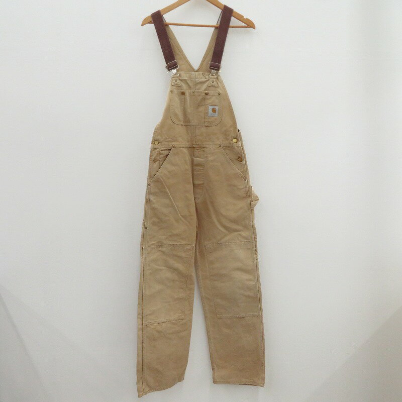 【中古】Carhartt|カーハート オーバーオール ブラウン系 サイズ:表記なし / アメカジ【f107】