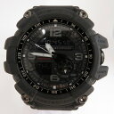 【中古】G-SHOCK｜ジーショック MUDMASTER マッドマスター 35周年記念モデル アナデジ 腕時計 GG-1035A-1AJR ブラック【f131】