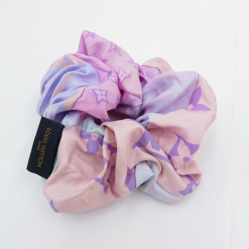 【中古】Louis Vuitton｜ルイヴィトン シュシュ LV オーロラ モノグラム M77518 マルチ【f135】