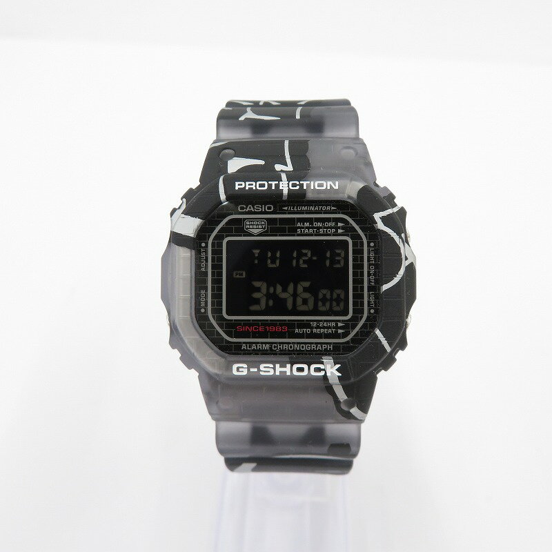 【中古】CASIO｜カシオ G-SHOCK ジーショック Street Spirit ストリートスピリットシリーズ DW-5000SS-1JR デジタル 腕時計 グレー【f131】