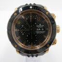 【中古】EDOX｜エドックス クロノオフショア1 クロノグラフ アナログ 自動巻き 腕時計 01122-37R ブラック【f131】