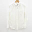 【中古】NEIGHBORHOOD｜ネイバーフッド PLAIN / CL-SHIRT LS シャツ 長袖 17ss ホワイト サイズ：M / ストリート【f103】