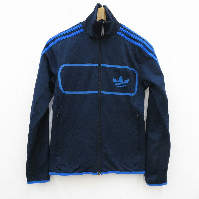 【中古】adidas Originals｜アディダス オリジナルス セットアップ 「Street Diver」 ストリートダイバー トラック ジャケット ブルー サイズ：XS（ボトム） / ストリート【f95】