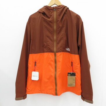 【中古】THE NORTH FACE|ザ ノースフェイス Compact Jacket/コンパクトジャケット NP71830 ブラウン/オレンジ サイズ:L / アウトドア【f092】
