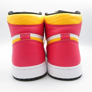 【中古】NIKE|ナイキ AIR JORDAN 1 RETRO HIGH OG/エアジョーダン 1 レトロ ハイ オリジナル 555088-603 スニーカー ホワイト/ピンク サイズ:26.5cm【f126】