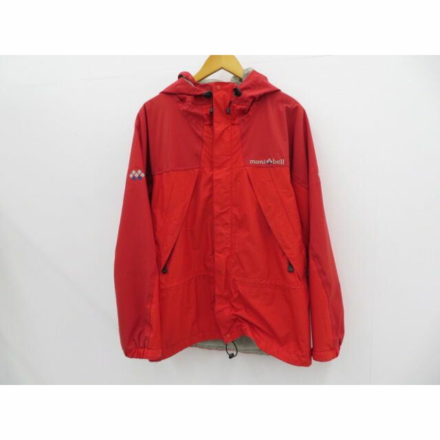 【中古】MONT-BELL｜モンベル ドロワットパーカ ジャケット GORE-TEX 1102332 レッド サイズ：M / アウトドア【f092】