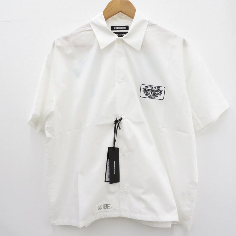 yÁzNEIGHBORHOOD~WIND AND SEAblCo[tbh~EB_V[ 22SS/NHWDS WORK/EC-SHIRT SS [NVc@221FRWSN-SHM01S zCg TCYFS / Xg[gyf103z