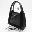 【中古】BALENCIAGA ｜バレンシアガ 542018 CU51N 1000 ネイビー カバ　2WAY トートバッグ ショルダーバッグ　アンティーク加工 ブラック【f122】