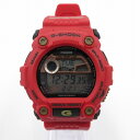 【中古】CASIO｜カシオ G-SHOCK ジーショック　七福神モデル 恵比寿モデル　G-7900SLG　デジタルクォーツ　腕時計 レッド【f131】