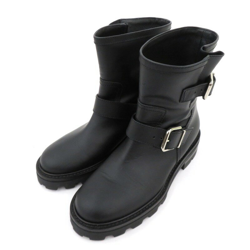楽天市場】ジミーチュウ jimmy choo ブーツ 35 1/2 レザー 黒 楽天市場】ジミーチュウ jimmy choo ブーツ 35 1/2 レザー 黒