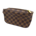 【中古】LOUIS VUITTON｜ルイヴィトン N51994　ダミエ エベヌ　ジェロニモス新型　ボディバッグ　ショルダーバッグ ブラウン【f122】