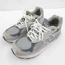 【中古】New Balance｜ニューバランス M990V3 Gray/M990GY3 スニーカー グレー サイズ：27.0cm【f126】