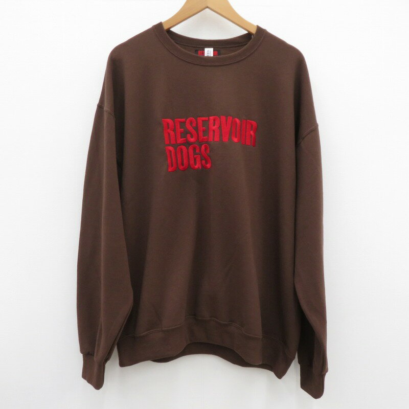 【中古】WACKO MARIA｜ワコマリア RESERVOIR DOGS / SWEAT SHIRT/レザ・ボア・ドッグス スウェットシャツ RD-WM-SS03/24SS ブラウン サイズ：XL / ルード【f104】