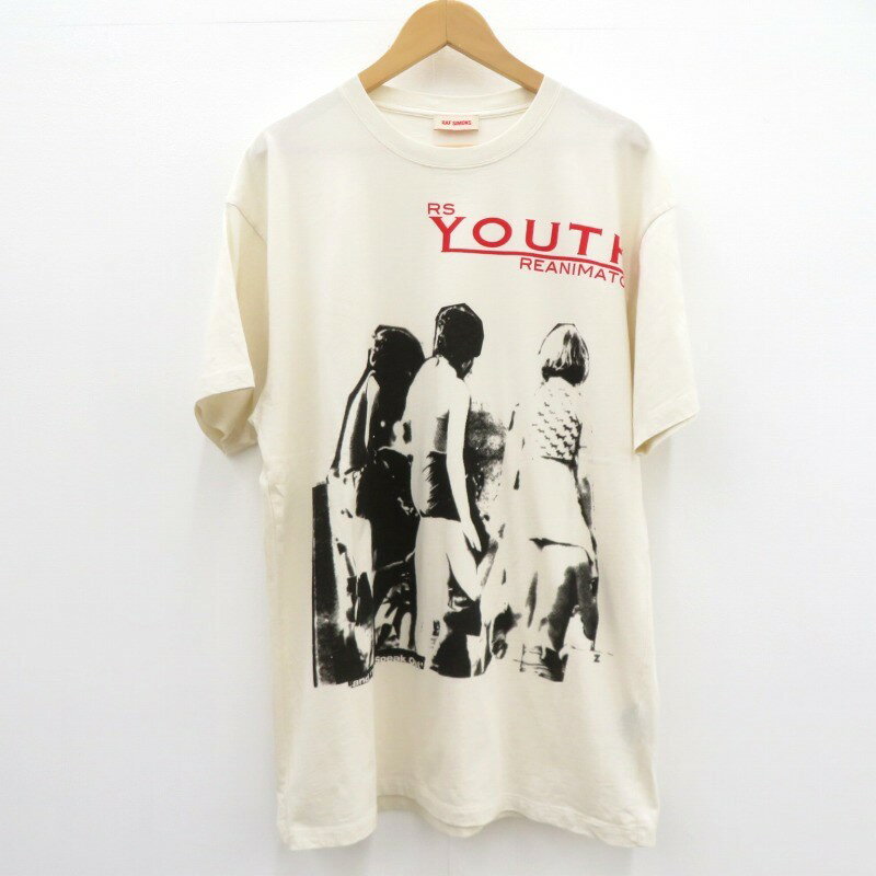 yÁzRAF SIMONSbtVY Big fit T-shirt Youth ReanimatorvgTVc@@201-121/20SS AC{[n TCYFSyf108z