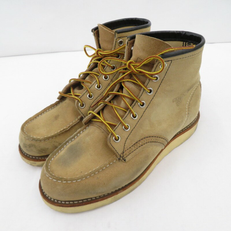 【中古】RED WING｜レッドウィング 8173 アイリッシュセッター　ブーツ ベージュ サイズ：US8(26.0cm程度）【f127】