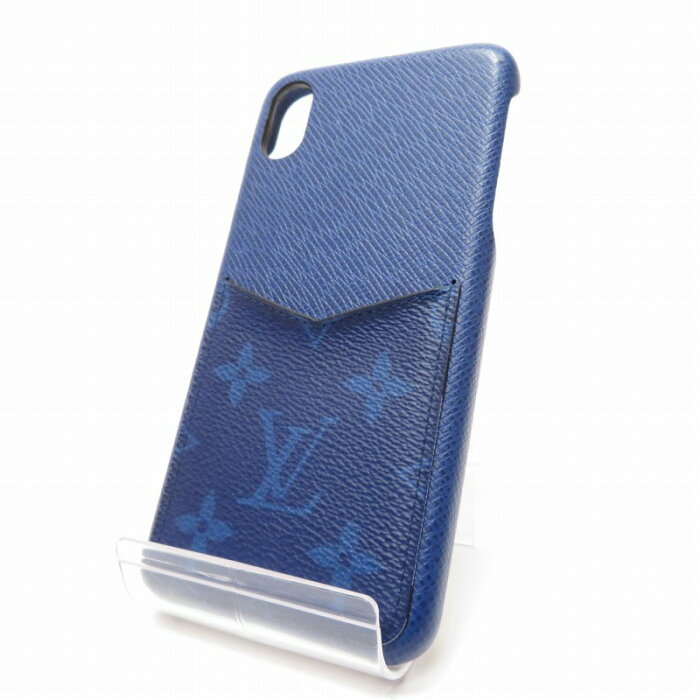 【中古】LOUIS VUITTON/ルイヴィトン M30273/IPHONE・バンパー XS MAX モノグラム タイガ コバルトブルー　 アイフォンケース サイズ：ー カラー：コバルトブルー【f135】