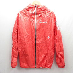 【中古】UEG/ユーイージー POLAND TYVEK JACKET/ポーランド タイベック ジャケット サイズ：L カラー：レッド / ストリート【f095】