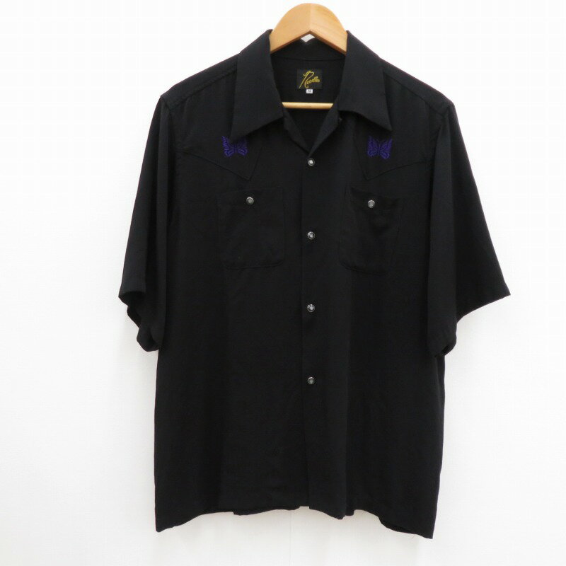 yÁzNEEDLESbj[hY S/S Cowboy One-Up Shirt - R/PE Twill JE{[C Abv Vc  KP186 ubN TCYFM / ZNgyf99z