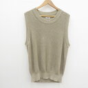 yÁzALLEGEbAbW Linen Rib Knit Vest l ujbg xXg AL20S-KN03 x[W TCYF4yf104z