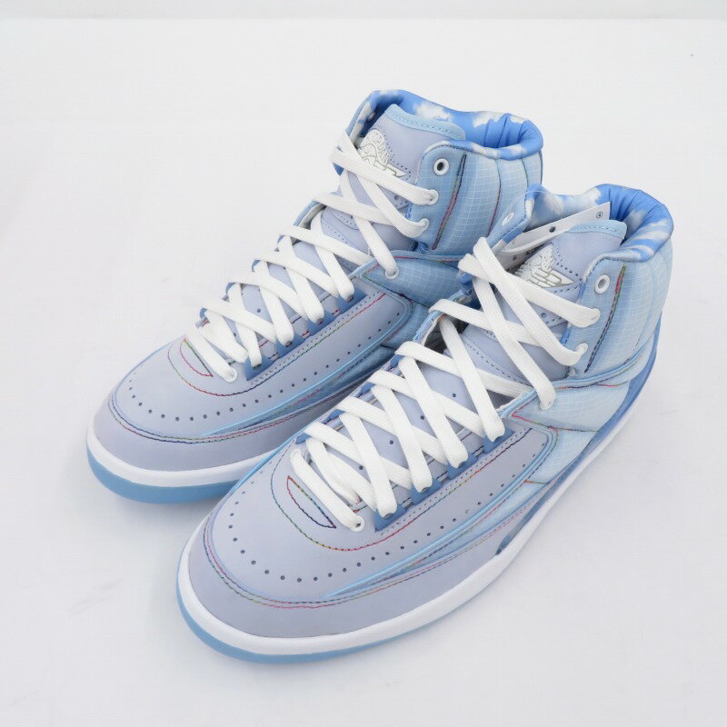 NIKE × J Balvin｜ナイキ × J. バルヴィン Air Jordan 2 Retro SP "Celestine Blue" エアジョーダン2 レトロ SP "セレスティンブルー" スニーカー DQ7691-419 ブルー サイズ：25.5cm