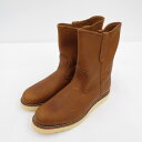 【中古】RED WING｜レッドウィング ペコスブーツ ブラウン サイズ：US9（27.0cm程度）【f127】