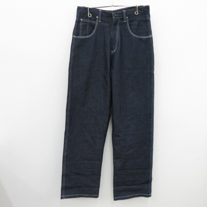 スネーク デニムパンツ コットン100% ブルー メンズ スネーク デニムパンツ コットン100% ブルー メンズ