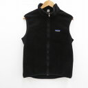 【中古】Patagonia|パタゴニア フリースベスト ブラック サイズ:M / アウトドア【f92】