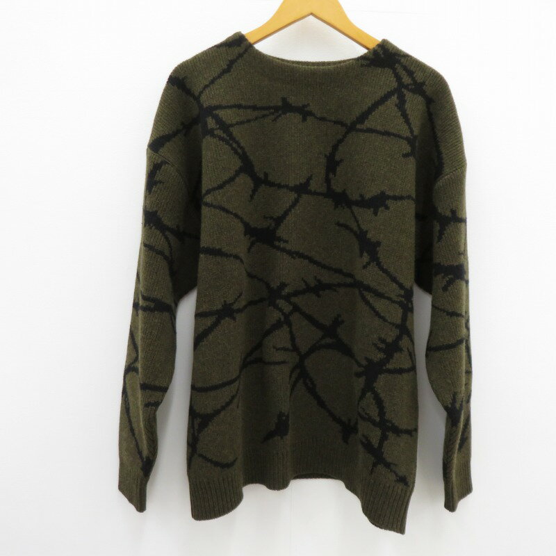 yÁzEXODUSbGN\_X BERBED WIRE JACQUARD KNIT WK[h E[ jbg Z[^[ J[L TCYFL / hXyf104z