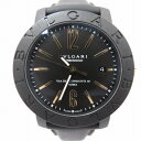 【中古】BVLGARI｜ブルガリ ブルガリ・ブルガリ カーボンゴールド 40mm アナログ 自動巻き 腕時計 ブラック【f132】