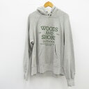 ENGINEERED GARMENTS ｜エンジニアド ガーメンツ Raglan Hoodie-Woods パーカー 長袖 グレー サイズ：S / セレクト