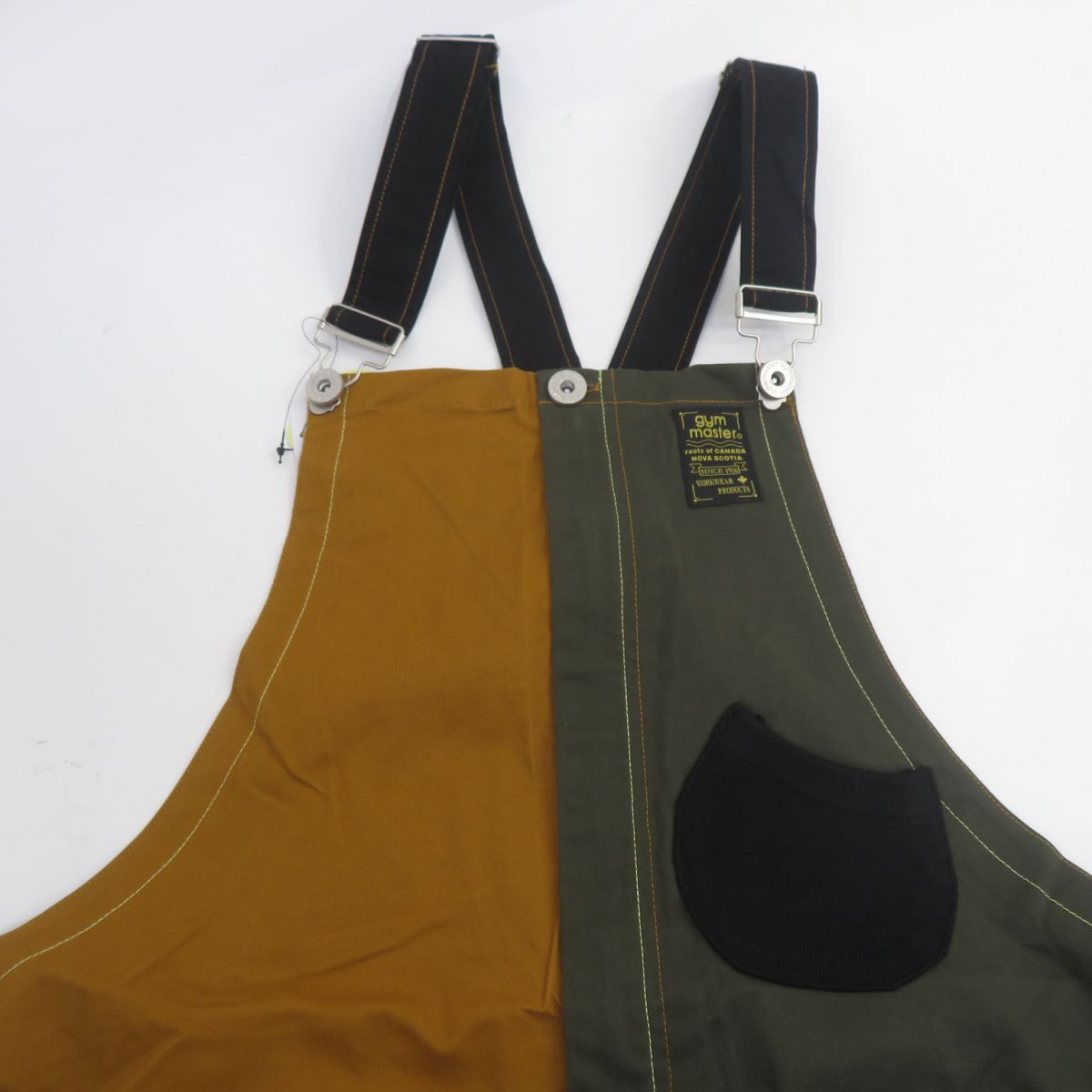 gym master ジムマスター ストレッチ ピケ オーバーオール サロペット G157652 Mサイズ ※中古美品