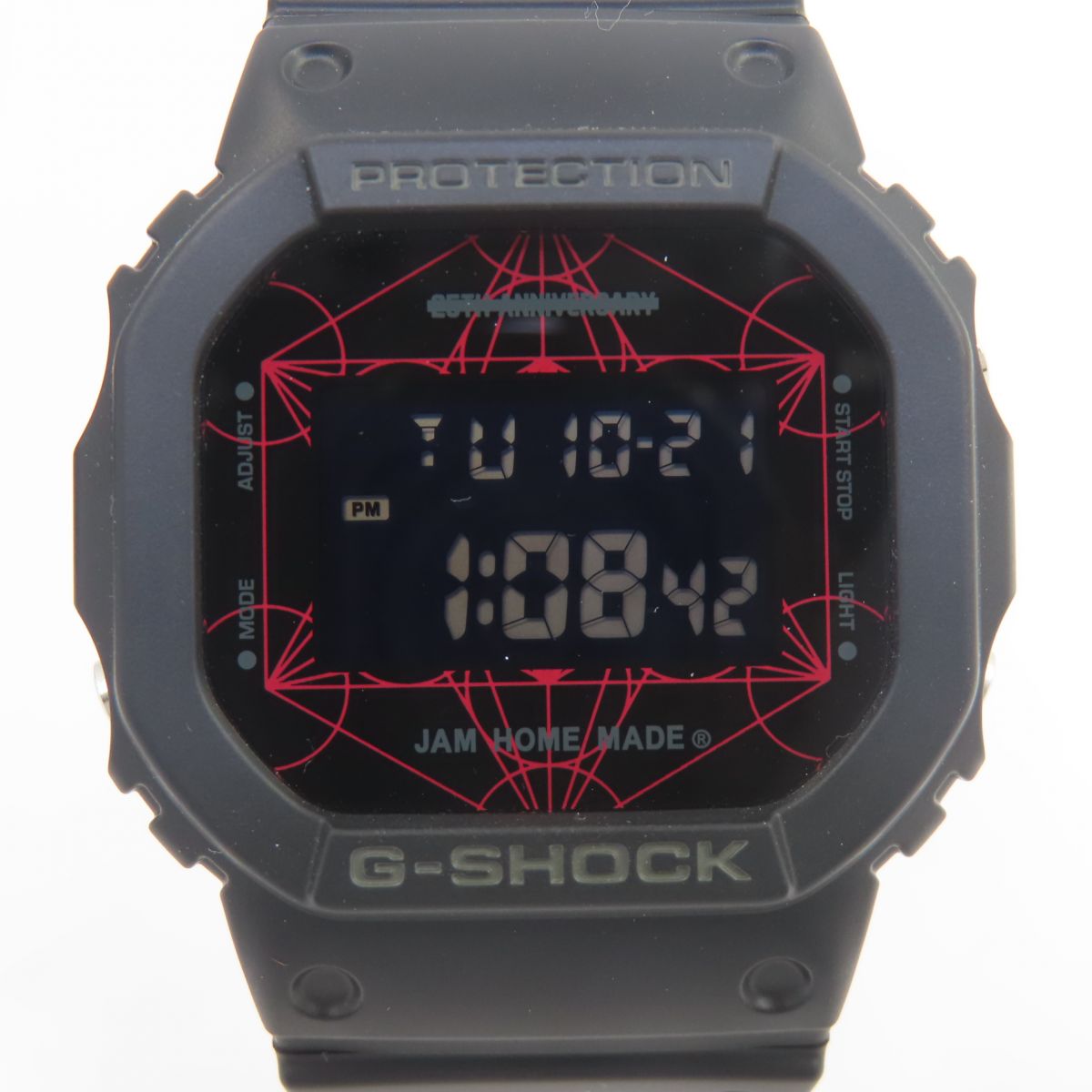 CASIO カシオ G-SHOCK × JAM HOME MADE コラボ 25周年アニバーサリー DW-5600VT クォーツ 腕時計 ※中古　(2)