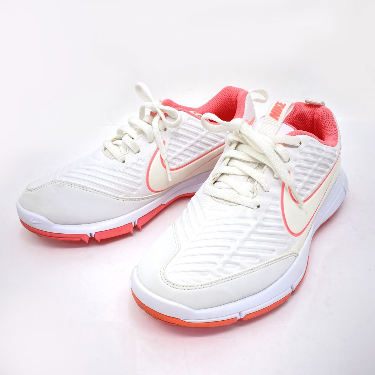 NIKE ナイキ WMNS EXPLORER 2 エクスプローラー ゴルフシューズ AA1847-100 US6.5 23.5cm 箱無 レディース ※中古