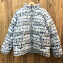 Supreme Vv[ Fat Tip Jacquard Denim Puffer Jacket L Ôi yÎRXz