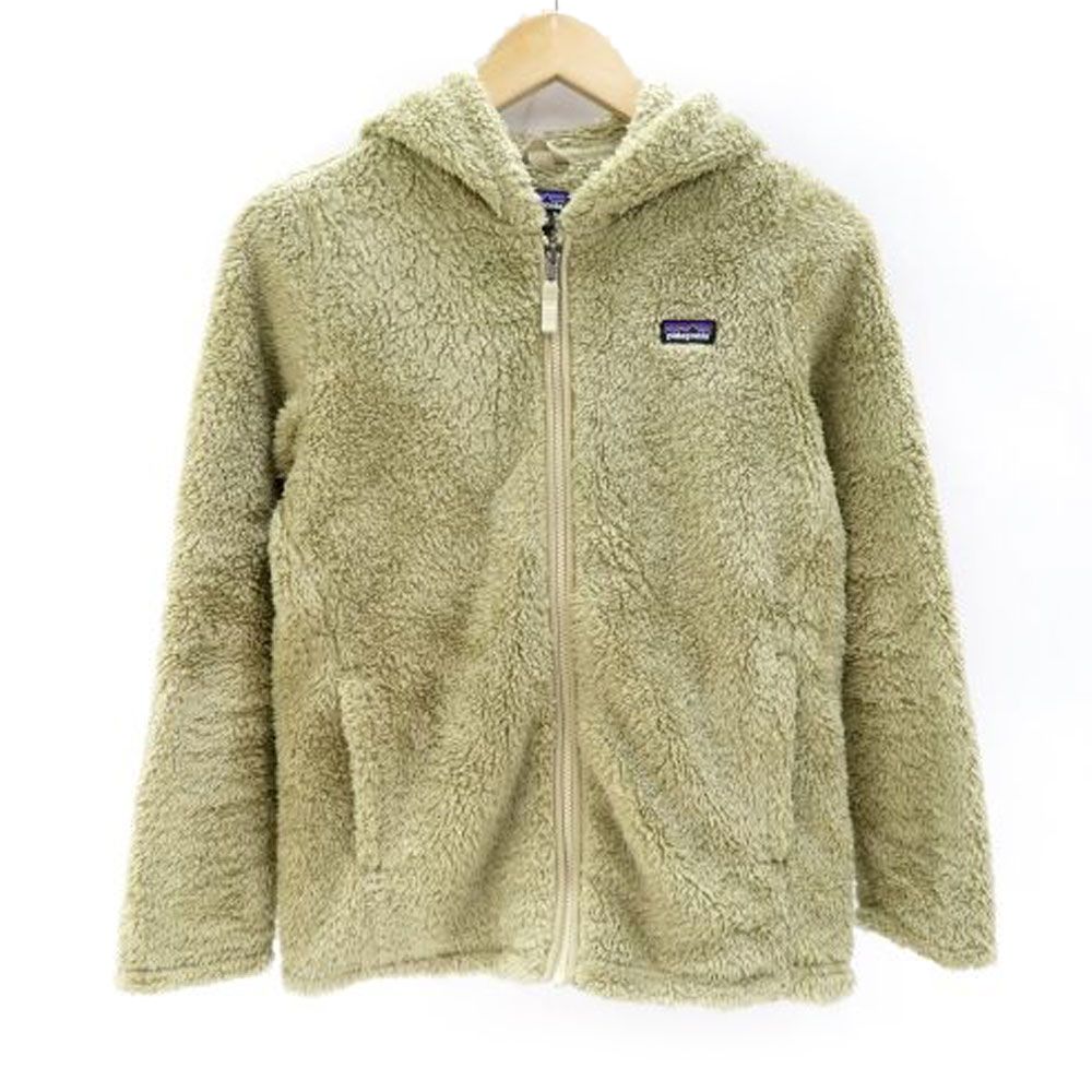 patagonia パタゴニア キッズ 子供用 ガールズ・ロス・ガトス・フーディ ボアフリース パーカー 65485 サイズ：XL ※中古