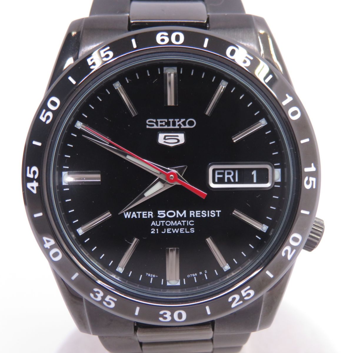 SEIKO 5 セイコーファイブ デイデイト 7S26-02T0 SNKE03KC 自動巻き 腕時計 海外モデル ※中古