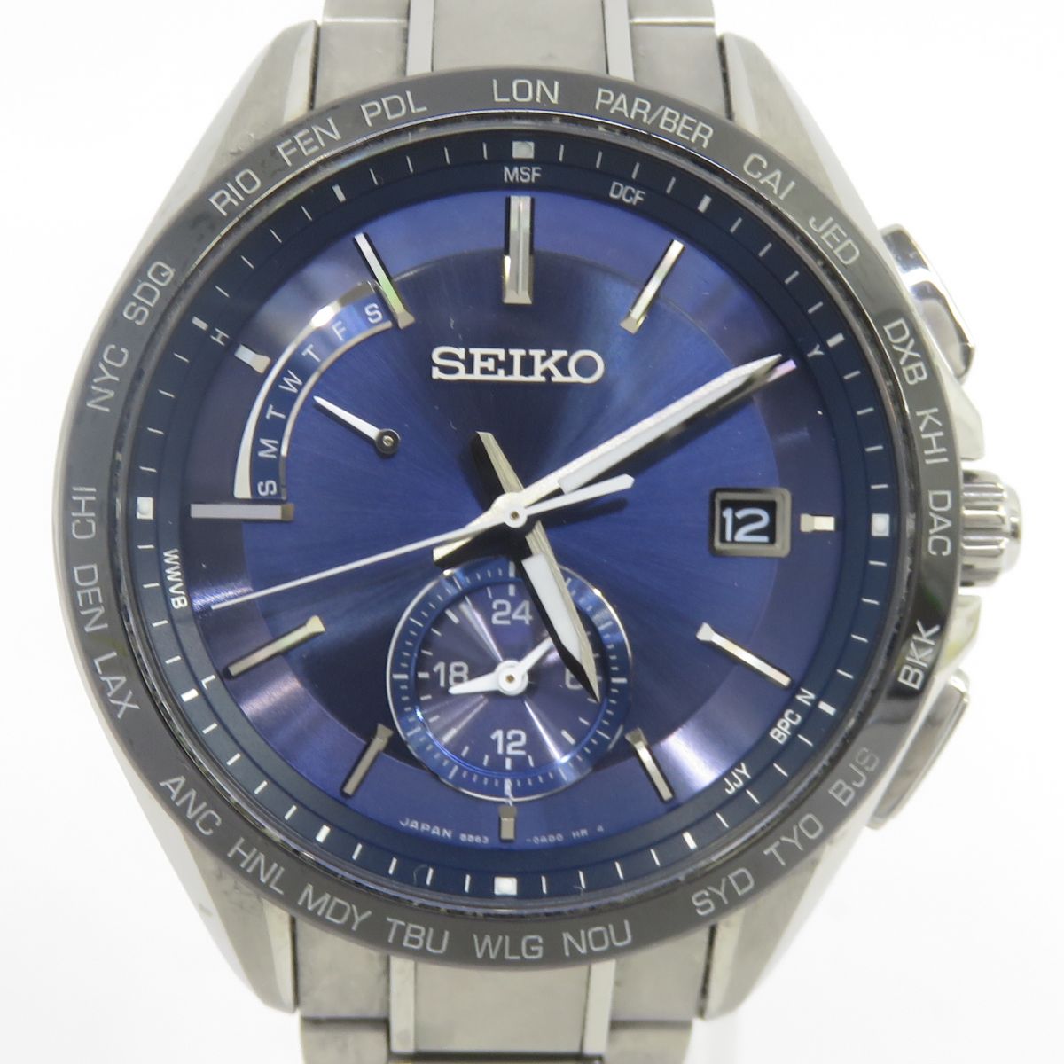 SEIKO セイコー SAGA235/8B63-0AB0 ブライツ デイデイト 電波ソーラー 腕時計 ※中古