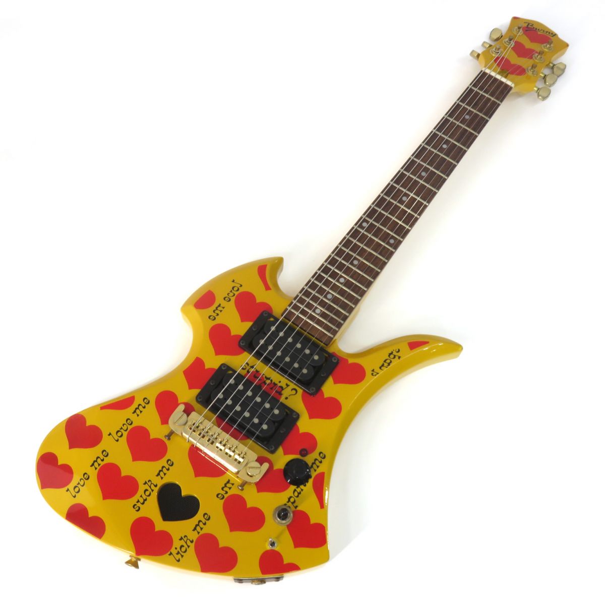 Burny【YH-JR】イエローハート【中古/エレキギター/アンプ内蔵タイプ/hide/X JAPAN/バーニー】岡山店