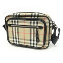 BURBERRY バーバリー ヴィンテージチェック レザー ショルダーバッグ 8010152 ※中古